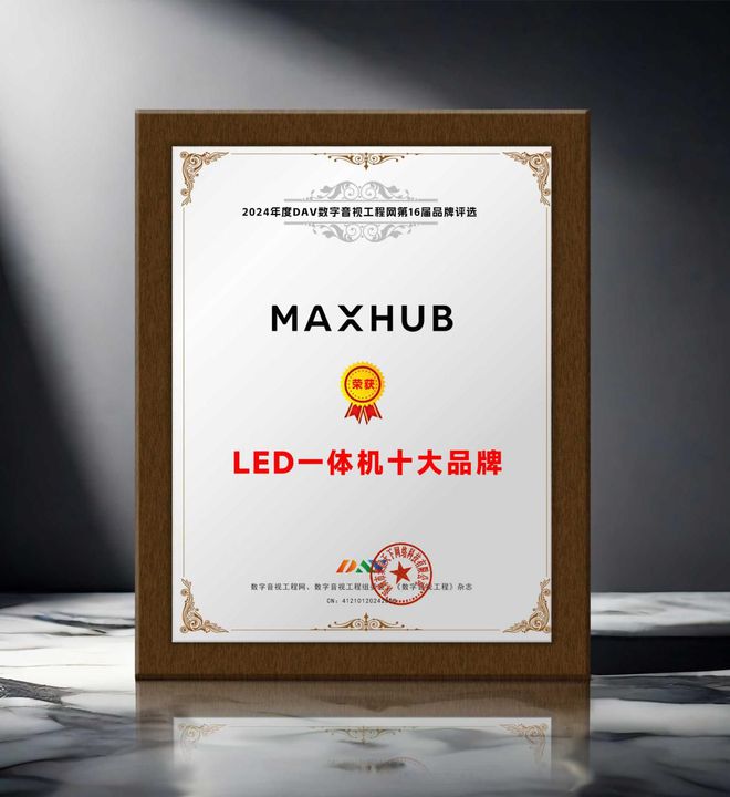 LED一体机十大品牌”获奖名单出炉！凯发一触即发荣誉加冕 “2024年度(图6)